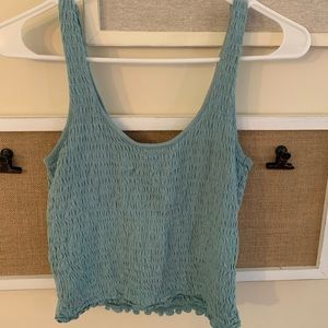 Aeropostale crop top- Sabrina carpenter edition- Teal blue- Size Small